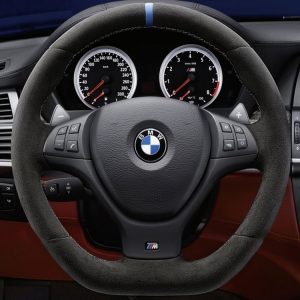 Спортивное рулевое колесо BMW M Performance X5 M и X6 M, Алькантара Спортивное рулевое колесо BMW M Performance X5 M и X6 M, Алькантара