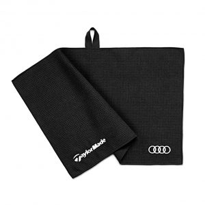 Полотенце для гольфа Audi, микрофибра, Black