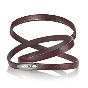 Мужской кожаный браслет Audi Мужской кожаный браслет Audi