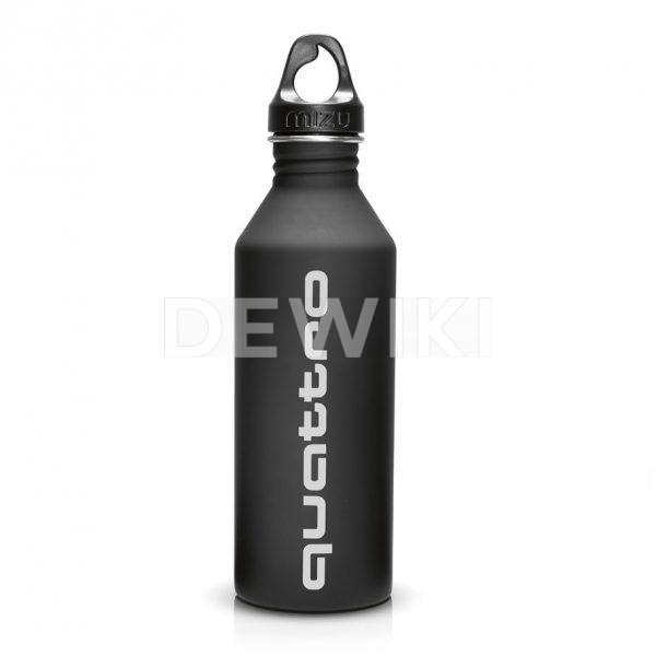 Стальная бутылка для питья Audi Bottle quattro