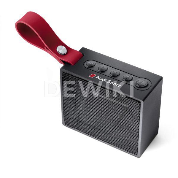 Динамик Audi Sport Bluetooth , черный / красный Динамик Audi Sport Bluetooth , черный / красный