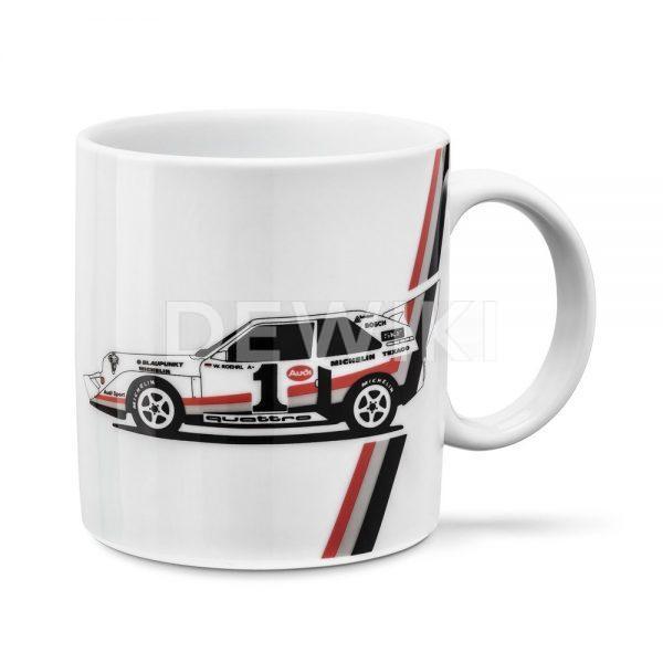 Фарфоровая кружка Audi Heritage, white Фарфоровая кружка Audi Heritage, white