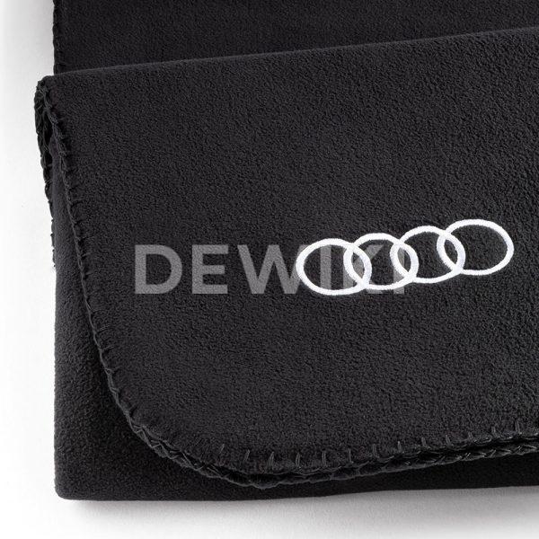 Флисовое одеяло Audi 2 в 1, Black