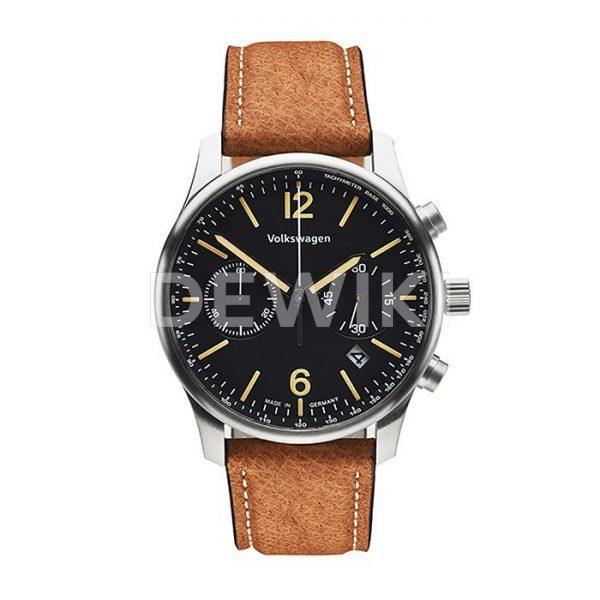 Мужской хронограф Volkswagen, Black / Brown Мужской хронограф Volkswagen, Black / Brown
