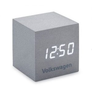 Будильник Volkswagen Logo Cube, Silver