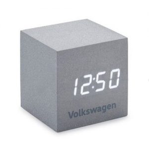 Будильник Volkswagen Logo Cube, Silver Будильник Volkswagen Logo Cube, Silver