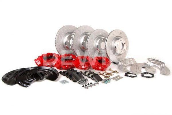 Комплект для дооборудования спортивными тормозами BMW M Performance G20 , красный Комплект для дооборудования спортивными тормозами BMW M Performance G20 , красный