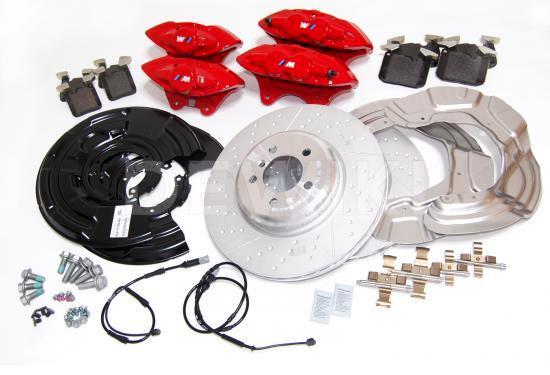 Комплект для дооборудования спортивными тормозами BMW M Performance F20/F30/F32/F36, красный Комплект для дооборудования спортивными тормозами BMW M Performance F20/F30/F32/F36, красный