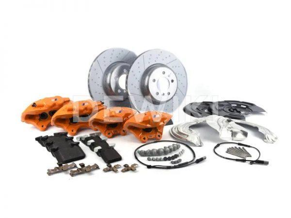 Комплект для дооборудования спортивными тормозами BMW M Performance F20/F22/F30/F32, оранжевый Комплект для дооборудования спортивными тормозами BMW M Performance F20/F22/F30/F32, оранжевый