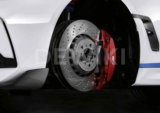 Комплект для дооборудования спортивными тормозами BMW M Performance M2 F87, красный
