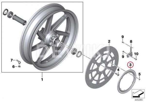 Сенсорное кольцо Т=48 BMW K 1600 / S 1000 / HP4 2009-2019 год Сенсорное кольцо Т=48 BMW K 1600 / S 1000 / HP4 2009-2019 год