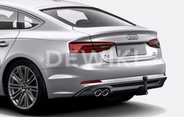 Тягово-сцепное устройство Audi A4 (8W/B9), A5 (T5/B9), механически откидываемое ТСУ с электромонтажным комплектом Тягово-сцепное устройство Audi A4 (8W/B9), A5 (T5/B9), механически откидываемое ТСУ с электромонтажным комплектом