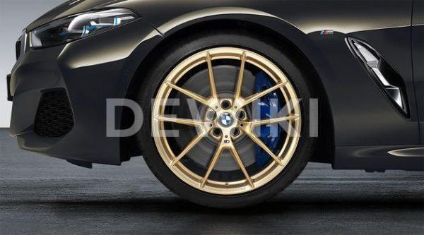 Комплект летних колес в сборе R19 BMW M2 F87 Y-Spoke 763 М Performance Frozen Gold, Michelin Pilot Sport Cup 2