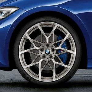 Комплект летних колес в сборе R20 BMW G20 Y-Spoke 795M Performance Ferricgrey, Pirelli P Zero, RDC, Runflat