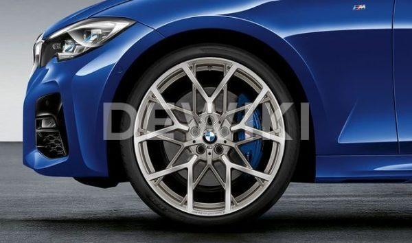 Комплект летних колес в сборе R20 BMW G20 Y-Spoke 795M Performance Ferricgrey, Pirelli P Zero, RDC, Runflat