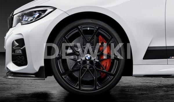 Комплект летних колес в сборе R20 BMW G20 Y-Spoke 795M Performance Black Matt, Pirelli P Zero, RDC, Runflat