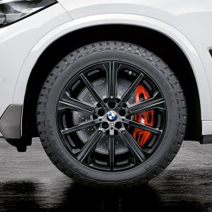 Комплект летних колес в сборе R22 BMW X5 G05 Star Spoke 749 M Performance Black Matt, Pirelli P Zero  RSC, RunFlat