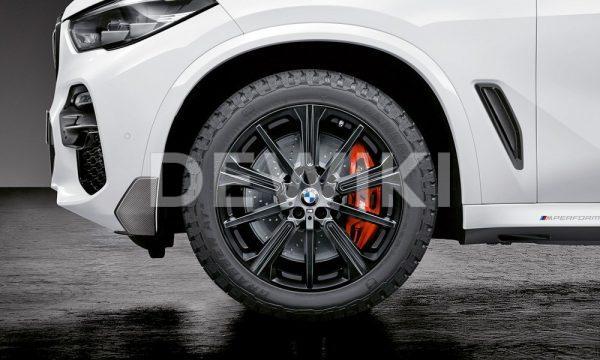 Комплект летних колес в сборе R22 BMW X5 G05 Star Spoke 749 M Performance Black Matt, Pirelli P Zero  RSC, RunFlat