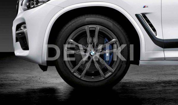 Зимнее колесо R19 BMW G01/G02, Double Spoke 698M , Bridgestone Blizzak LM001 RunFlat Зимнее колесо R19 BMW G01/G02, Double Spoke 698M , Bridgestone Blizzak LM001 RunFlat