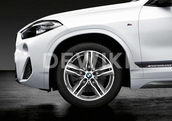 Комплект летних колес в сборе R18 BMW  F48/F49/F39 Double Spoke 570 M Performance, Continental Premium Contact 6