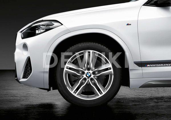 Комплект летних колес в сборе R18 BMW F48/F49/F39 Double Spoke 570 M Performance, Continental Premium Contact 6 Комплект летних колес в сборе R18 BMW F48/F49/F39 Double Spoke 570 M Performance, Continental Premium Contact 6