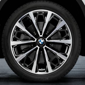 Комплект летних колес в сборе R19 BMW  F48/F49/F39 V-Spoke 573, Continental Premium Contact 6  SSR, RunFlat