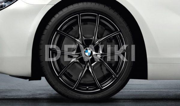 Диск литой R20 BMW F10/F11/F07, V-SPOKE 356 Black, 9,0J x 20 ET44 ЗО