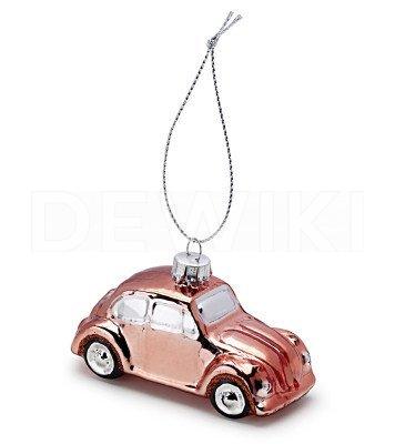 Елочная игрушка Volkswagen Beetle, Copper Елочная игрушка Volkswagen Beetle, Copper