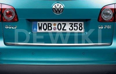 Накладка на крышку багажника Volkswagen Passat (B7) Variant / Alltrack, хромированная Накладка на крышку багажника Volkswagen Passat (B7) Variant / Alltrack, хромированная