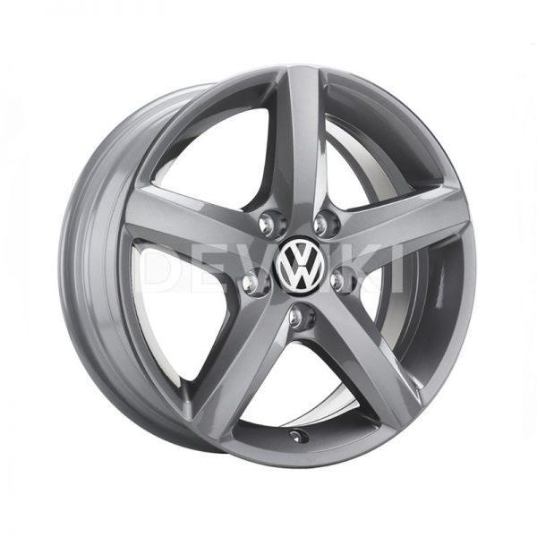 Диск литой R16 Volkswagen, Aspen Grey Metallic, 6,5J x 16 ET42 Диск литой R16 Volkswagen, Aspen Grey Metallic, 6,5J x 16 ET42