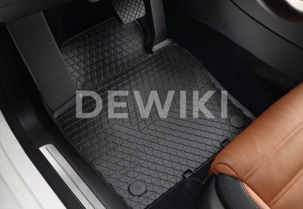 Коврики в салон Volkswagen Passat / CC с 2012 года, резиновые задние Коврики в салон Volkswagen Passat / CC с 2012 года, резиновые задние