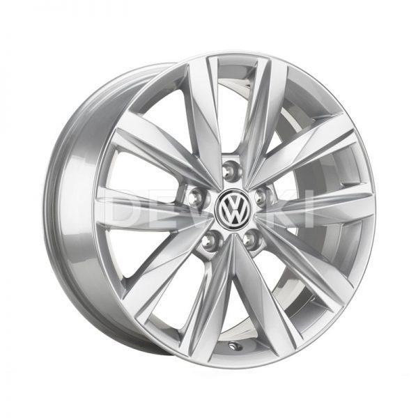 Диск литой R16 Volkswagen, Monza Polished aluminum, 7,0J x 16 ET45 Диск литой R16 Volkswagen, Monza Polished aluminum, 7,0J x 16 ET45