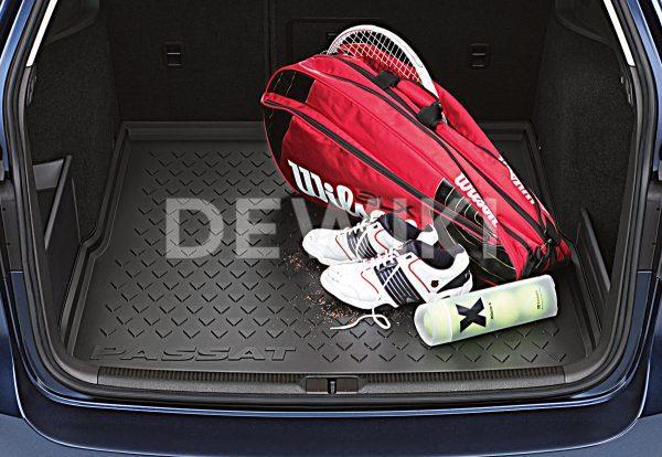 Коврик в багажник Volkswagen Passat (B6) / (B7) / CC Limousine, с надписью