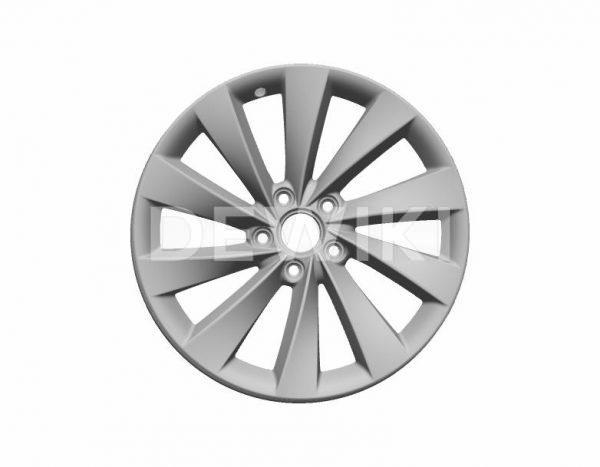 Диск литой R18 Volkswagen, Interlagos Bright Chrome, 8,0J x 18 ET41 Диск литой R18 Volkswagen, Interlagos Bright Chrome, 8,0J x 18 ET41