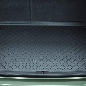 Коврик в багажник Volkswagen Passat (B6) Variant / (B7) Alltrack, с надписью, для автомобилей с базовым полом багажник