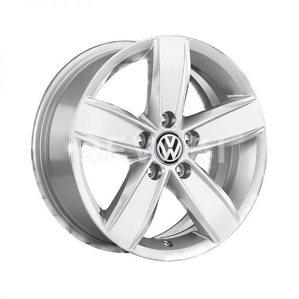 Диск литой R16 Volkswagen, Corvara Brilliant Silver, 6,5J x 16 ET41 Диск литой R16 Volkswagen, Corvara Brilliant Silver, 6,5J x 16 ET41