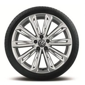 Летнее колесо в сборе VW Passat в дизайне Verona, 235/40 R 19 96Y XL, Silver, 8.0J x 19 ET44