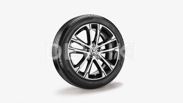 Летнее колесо в сборе VW Passat в дизайне Singapore, 215/55 R17 94W, Black, 7.0J x 17 ET40