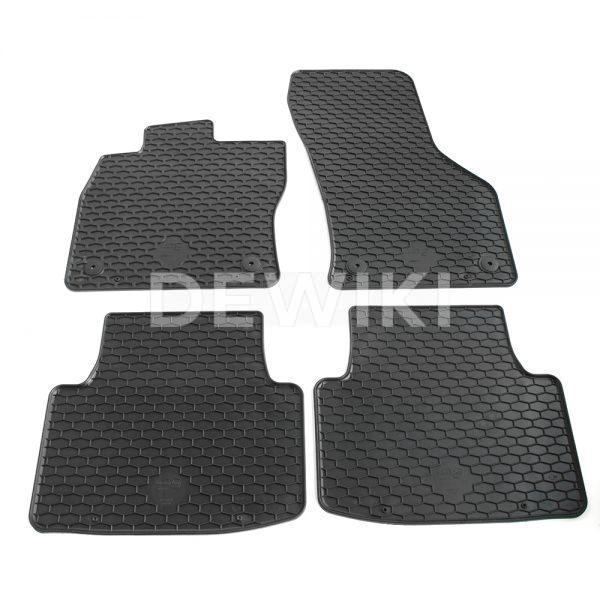 Коврики в салон Volkswagen Passat (B8), всепогодные передние и задние, без надписи Коврики в салон Volkswagen Passat (B8), всепогодные передние и задние, без надписи