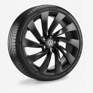 Летнее колесо в сборе VW Arteon в дизайне Rosario, 245/35 R 20 95Y XL, Black matt, 8.0J x 20 ET40 Летнее колесо в сборе VW Arteon в дизайне Rosario, 245/35 R 20 95Y XL, Black matt, 8.0J x 20 ET40