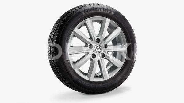 Зимнее колесо в сборе VW Arteon в дизайне Merano, 215/55 R17 94H, Silver, 7.0J x 17 ET38
