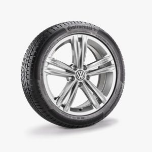 Зимнее колесо в сборе VW Arteon в дизайне Sebring, 245/45 R18 96V, Galvano gray Metallic, 8.0J x 18 ET40
