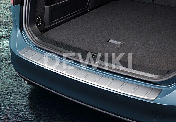 Защитная накладка на задний бампер Volkswagen Passat (B8) Variant Защитная накладка на задний бампер Volkswagen Passat (B8) Variant