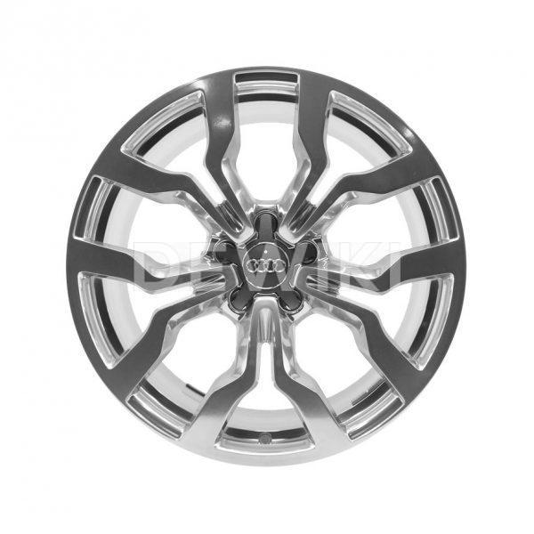Кованый алюминиевый диск R19 дизайн 10 Y-образных спиц Audi Exclusive, Polished, 11,0J x 19 ET50