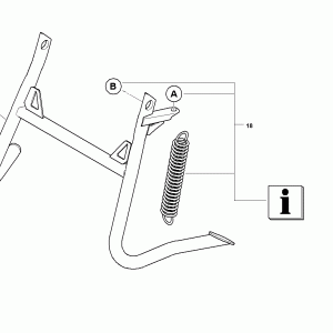 Центральная подножка BMW F 650 GS 2007-2012 год Центральная подножка BMW F 650 GS 2007-2012 год