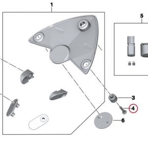 Винт M5X30MM с потайной головкой BMW Винт M5X30MM с потайной головкой BMW