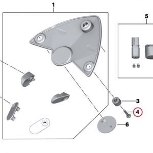 Винт M5X30MM с потайной головкой BMW