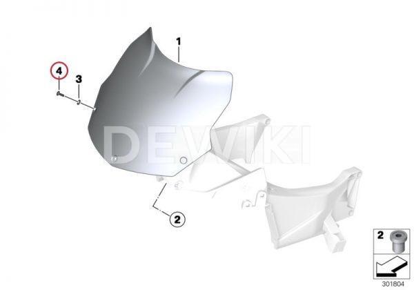 Винт M6X25 с потайной головкой BMW Винт M6X25 с потайной головкой BMW