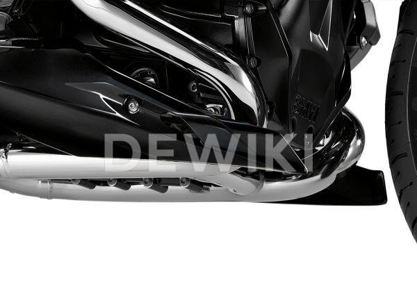 Пластиковый спойлер двигателя BMW R 1200 RS 2014-2019 год, Black Storm Metallic, левый