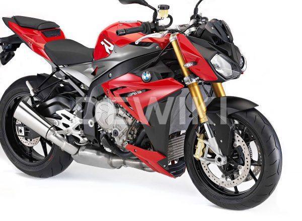 Спойлер двигателя BMW S 1000 R 2013-2018, Racing Red, правый